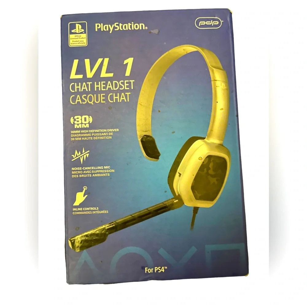 PlayStation LVL 1 Chat Headset For PS4